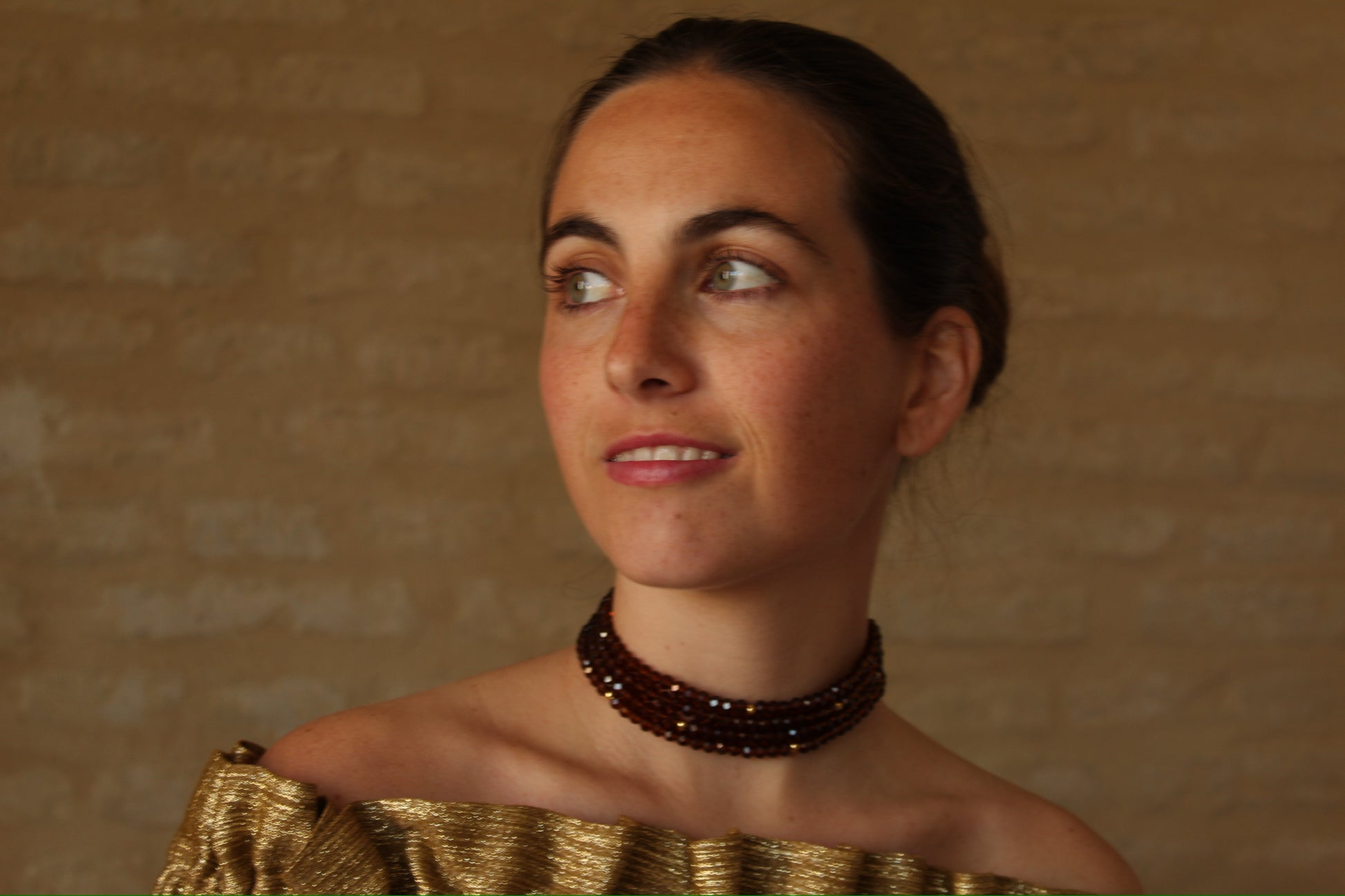 Collar Martini Bronce