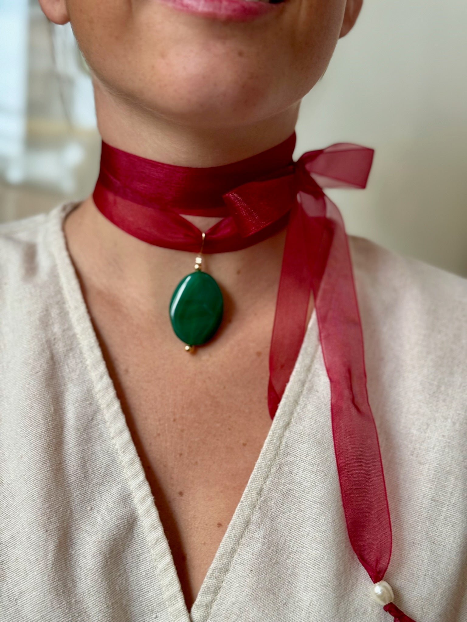 Collar Azahar Verde
