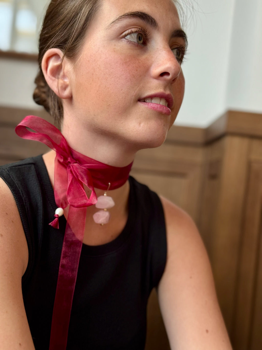 Collar Azahar Fucsia
