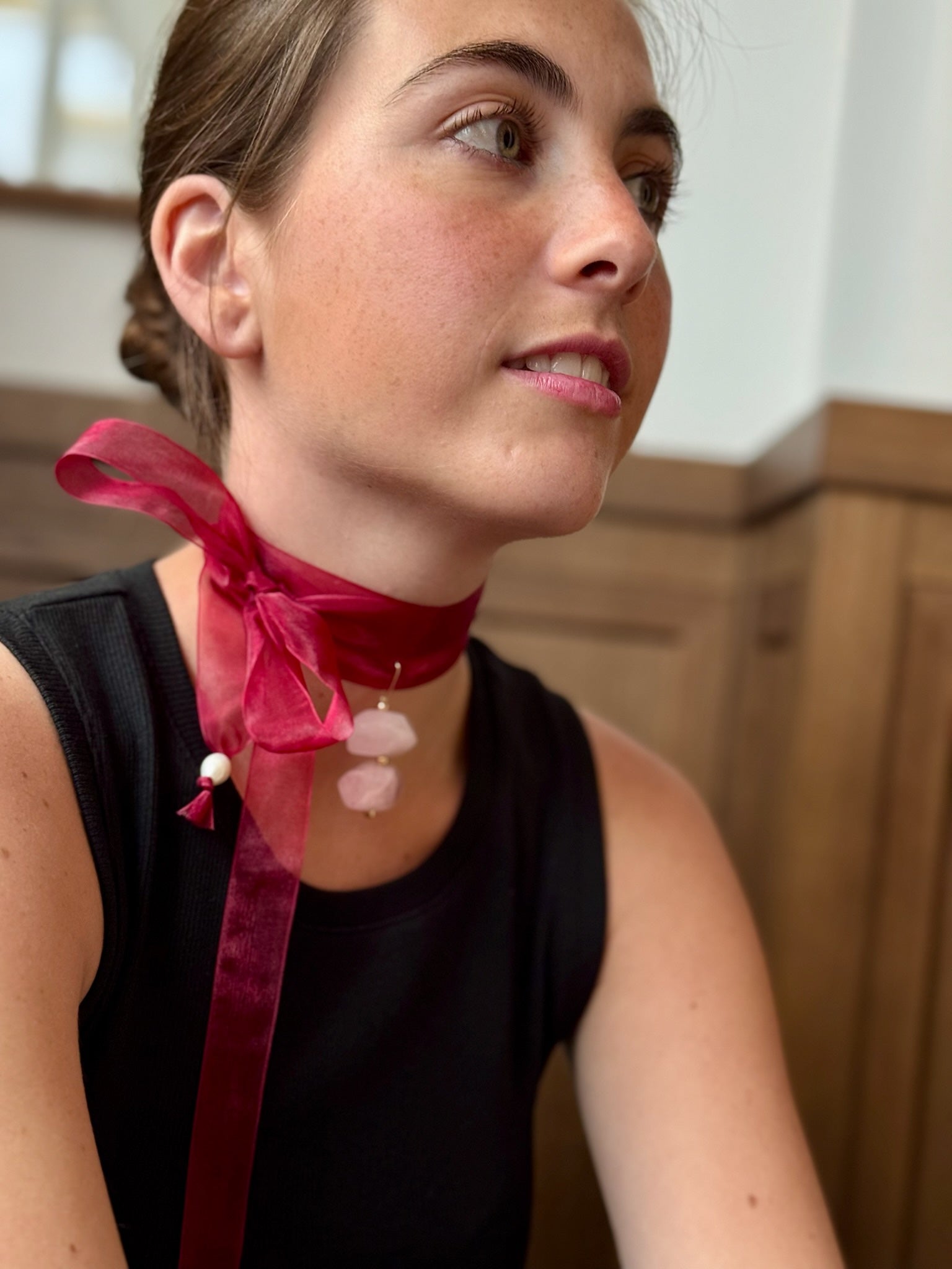 Collar Azahar Fucsia