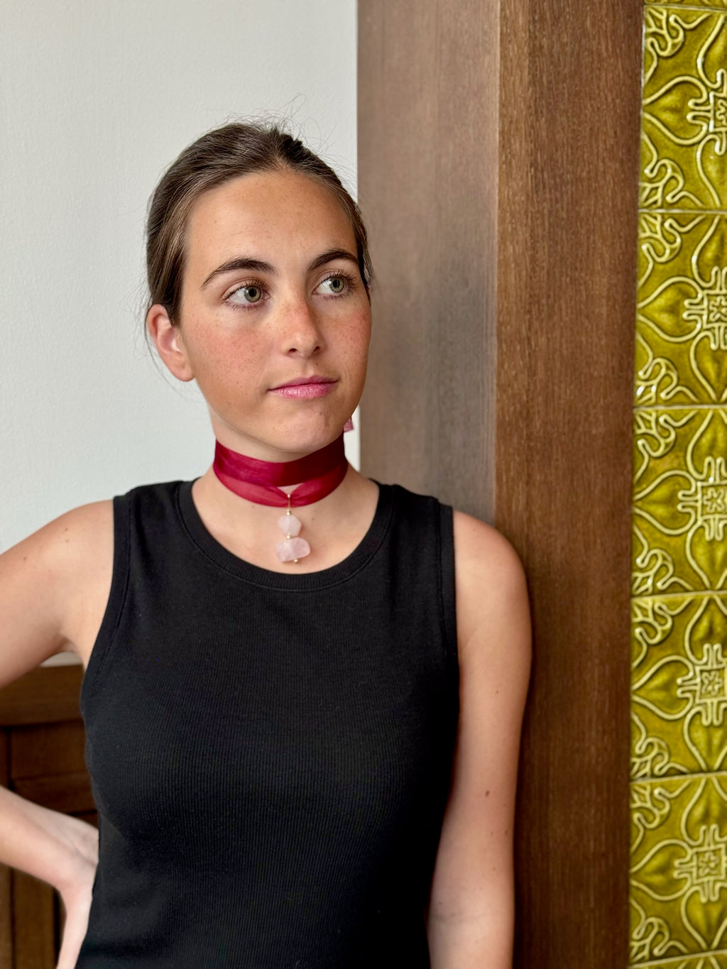 Collar Azahar Fucsia