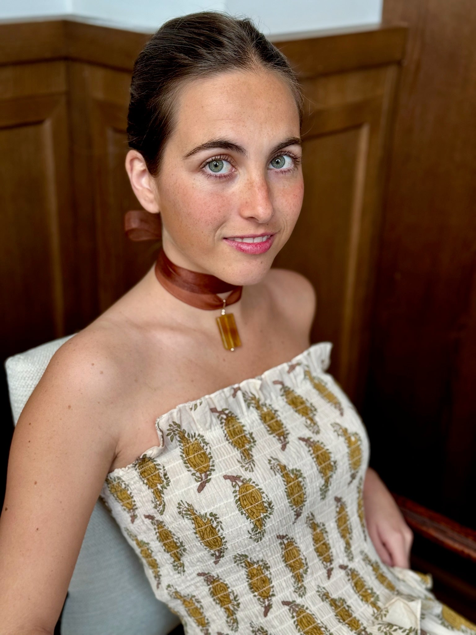 Collar Azahar Marrón