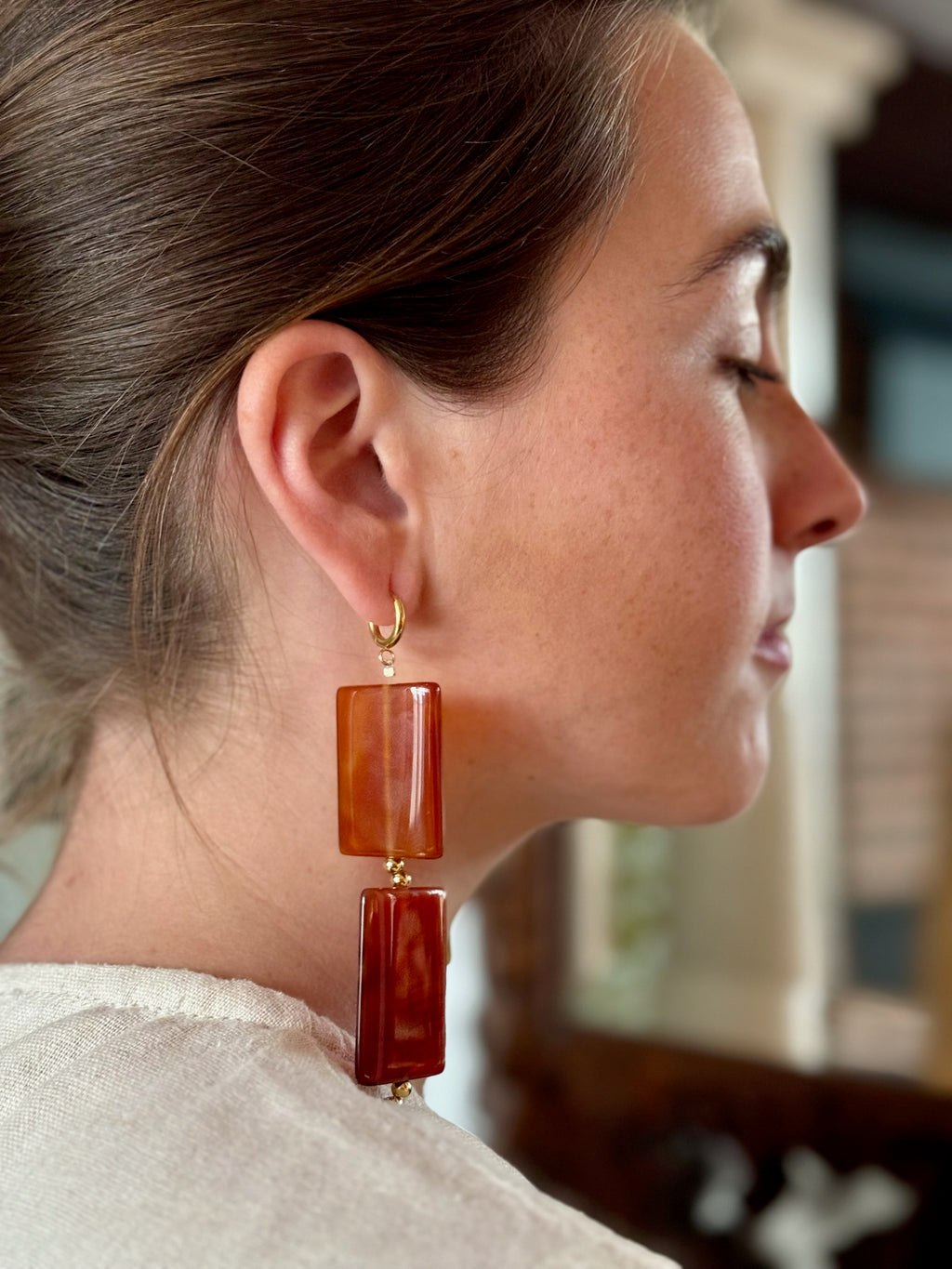 Pendientes Naranjo