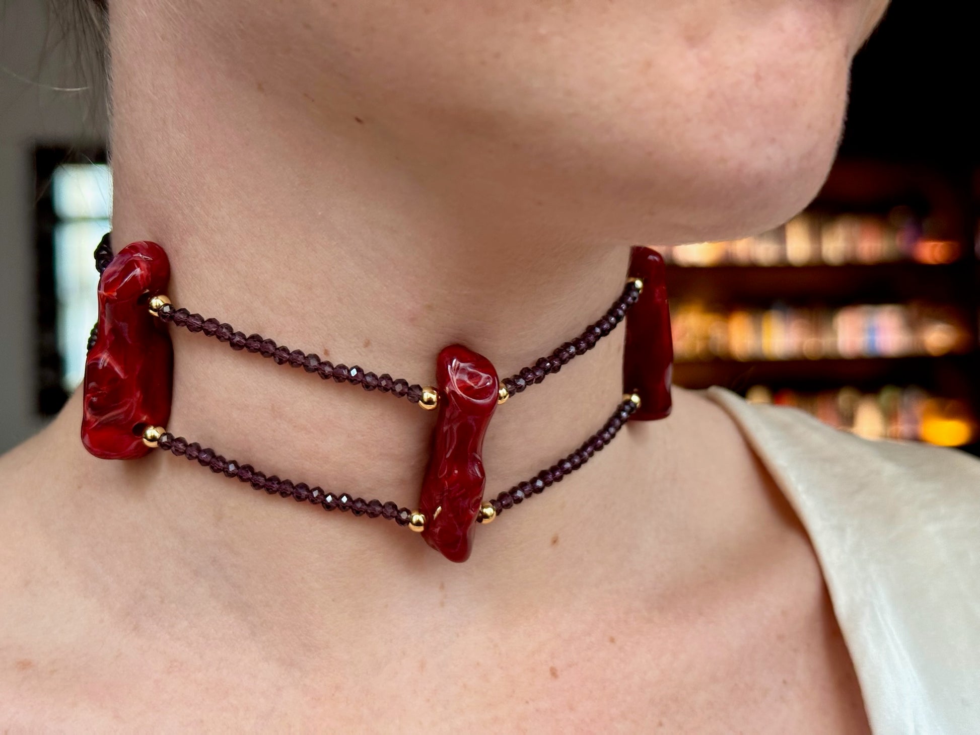 Collar Adelfa