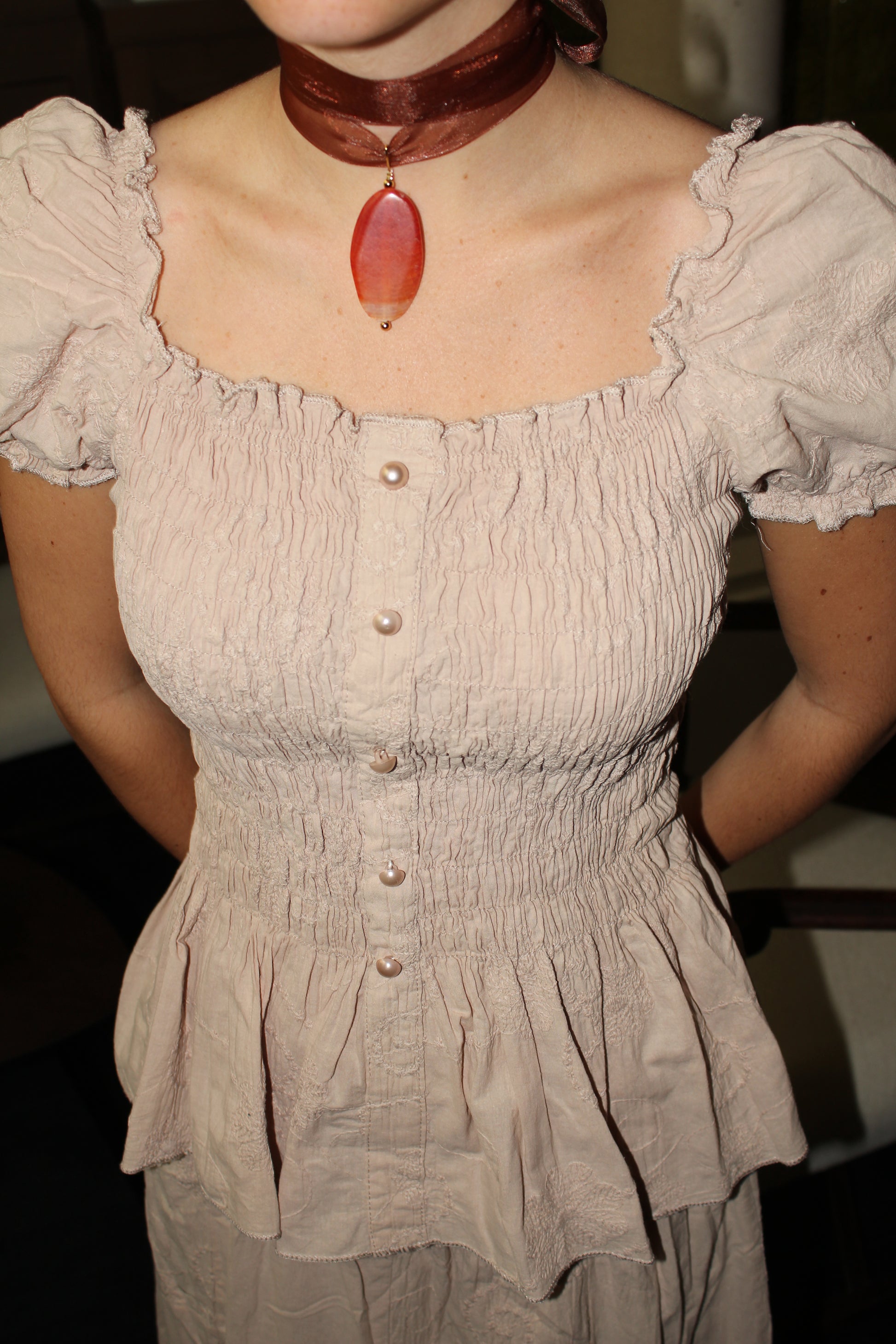 Collar Azahar Coral