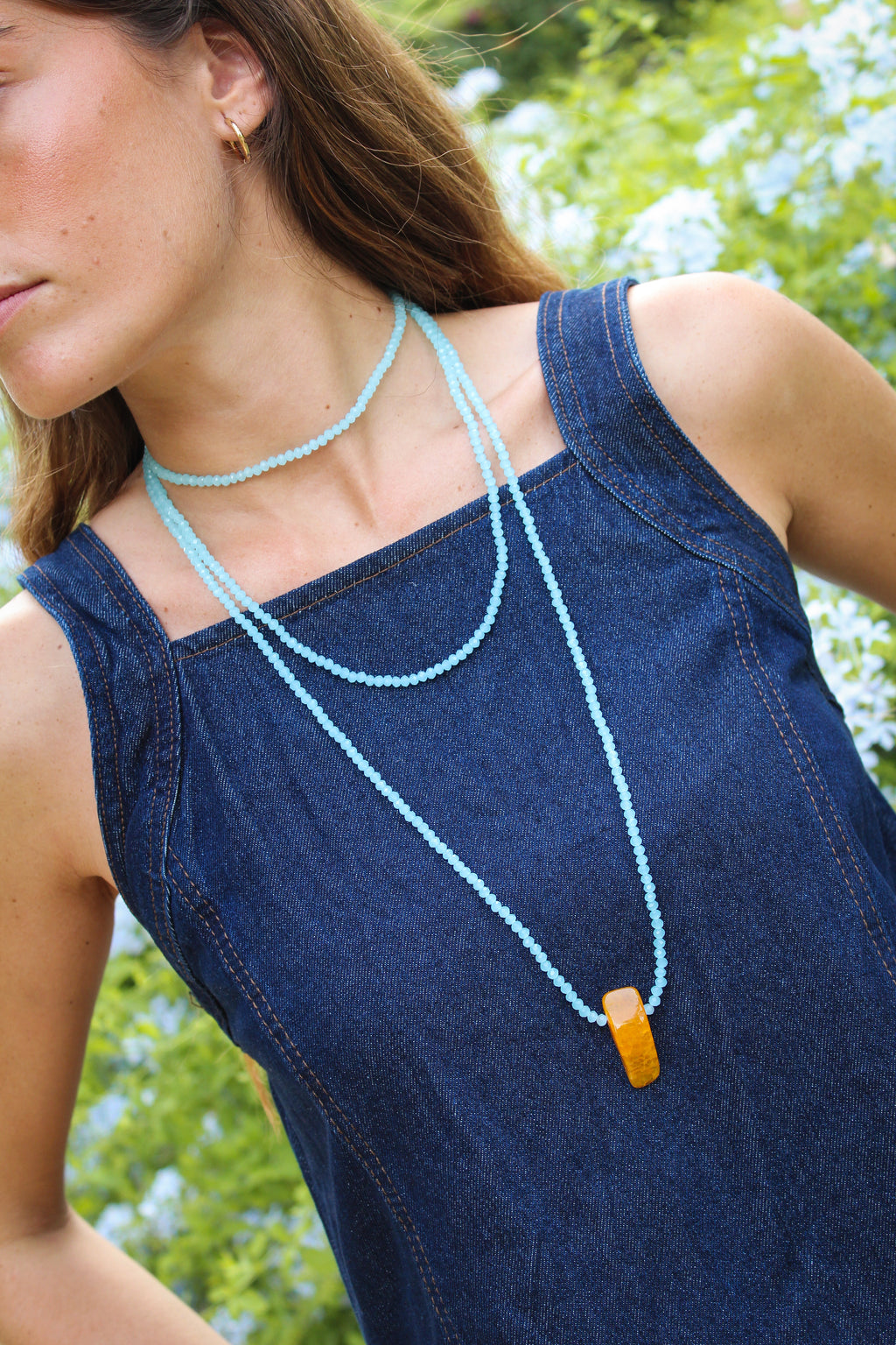 Collar Mango Turquesa